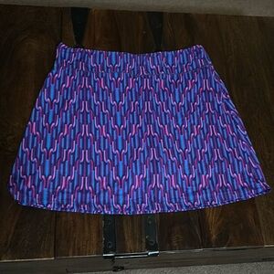 Spunkwear Skort made in the USA has UPF50+, breathable with stretch.
